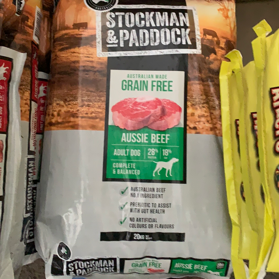 Stockman and outlet paddock dog food