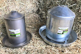 Stainless Steel Poultry Drinker - 2 Litre