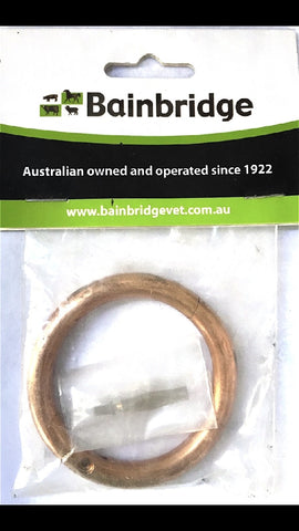 Bull Ring Copper 2 1/2 Inch