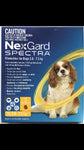 Nexgard Spectra Dogs 3.6-7.5kg 3pk
