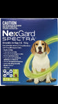 Nexgard Spectra Dogs 7.6-15kg 3pk