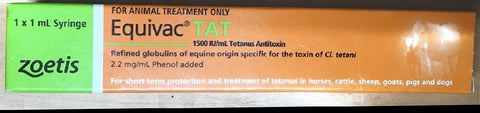 Equivac Tat (single) (tetanus Anti-toxin)