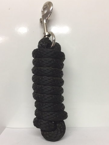 Poly Lead Rope 6'/1.8m Black