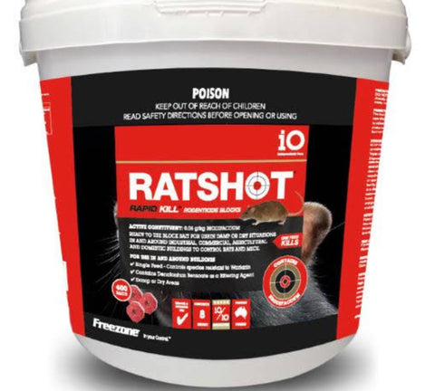 Io Ratshot Rapid Kill Block 2kg Red