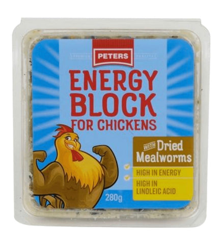 Peters Energy Block Dried Mealworms 280g