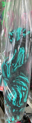 Vivid Slow Feeder Poly Haynet Large/45" Black/turquoise